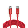 Câble USB C Anker 100W Charge Rapide 3m - Rouge
