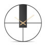 Horloge Murale XXL Silencieuse Cander Berlin Ajna - 70 cm Noir Vintage