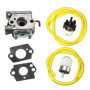 Carburateur avec Joints et Filtre pour Walbro WT-682-1 et Troy-Bilt TB65SS