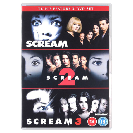 Trilogie Scream en DVD - Édition Import 2020