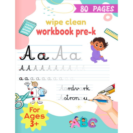 Cahier d'écriture effaçable pour enfants - Apprentissage de la calligraphie