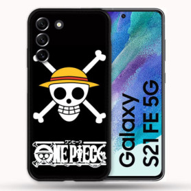 Coque Manga One Piece Tête de Mort pour Samsung Galaxy S21 FE