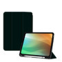 Étui de Protection en Cuir Noir pour iPad 10,2" avec Support Réglable