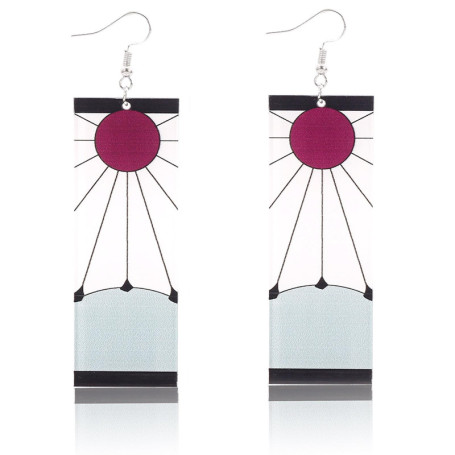 Boucles d'oreilles Demon en Acrylique pour Enfants - Ubephant