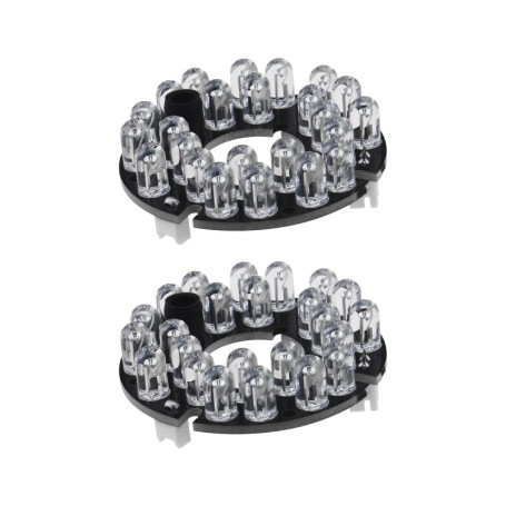 ECSiNG Panneau LED Infrarouge 850nm pour Caméras de Sécurité - 2x24 Lumières