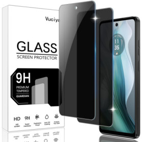Vuciya Lot de 2 Protections Écran Anti-Espion pour Motorola Moto E14 et G04
