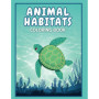 Livre de Coloriage Animal Habitats - Apprentissage Amusant