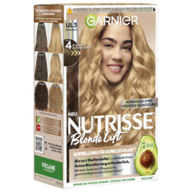 Garnier Nutrisse Blonde Lift Éclaircissant Marron Miel - 4 Niveaux d'Éclaircissement