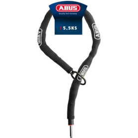 Chaîne de sécurité ABUS ADAPTOR CHAIN 5.5KS - 100 cm en acier noir