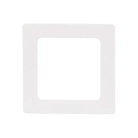 Plaque Murale Carrée Blanche Glowster pour Interrupteur Unique