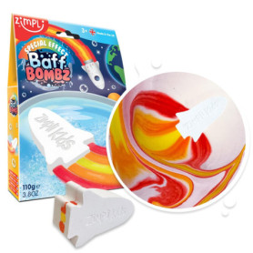 Bombe de Bain Grande Fusée Flamme - Zimpli Kids
