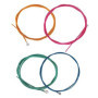 Cordes Colorées pour Basse Électrique - Ensemble de 4 Cordes de Haute Qualité