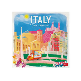 Calendrier Mural 2026 - Italie avec Espace pour Notes et Signes du Zodiaque