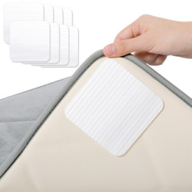 Tapis Antidérapant Cozary 10x10 cm - Lot de 8 Pièces