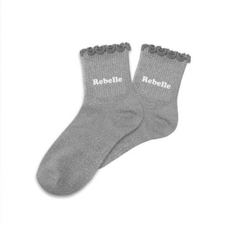 Chaussettes à Paillettes Rebelle pour Filles 6-10 Ans