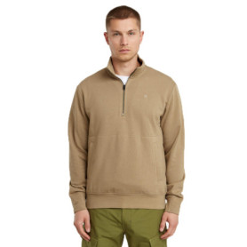 Pull-over G-STAR Nifous Half Zip pour Homme en Beige Safari