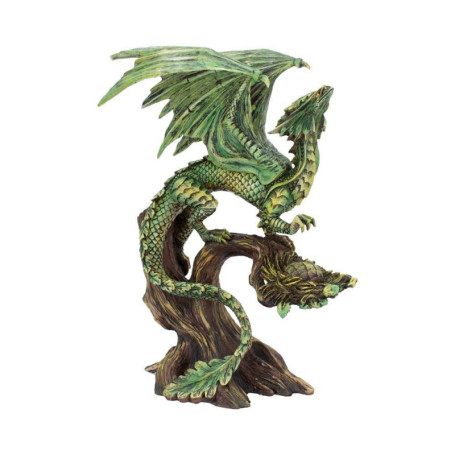 Figurine Dragon de la Forêt par Anne Stokes - Résine Peinte à la Main, 25,5 cm