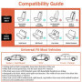 Housses de Siège de Voiture Universelles en Cuir Imperméable - Coverado