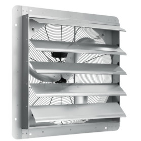 VEVOR Ventilateur d'Extraction à Volets 61,5 cm - Haute Performance pour Garage et Hangar