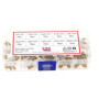 Fasizi Lot de 100 Condensateurs Tantale 16V 1uF à 100uF avec Boîte de Rangement