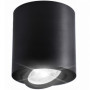 Spot LED Encastrable Noir Retoo Ø 80 mm - Lampe Halogène GU10 avec Angle Réglable