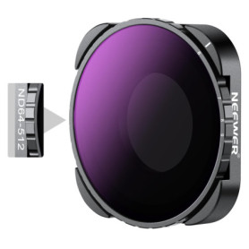 Filtre ND Variable Neewer 64-512 pour GoPro Hero 9 à 13 - Verre Optique HD
