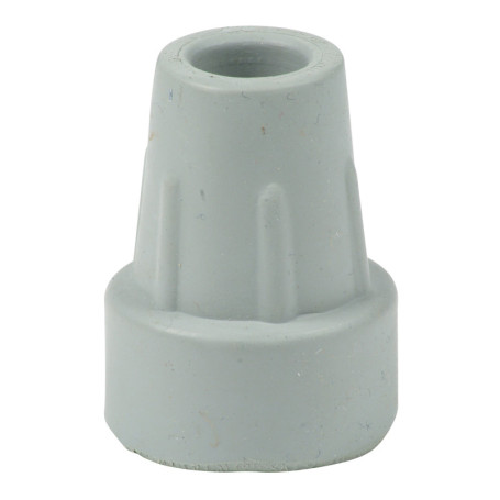 Lot de 4 Embouts en Caoutchouc pour Cannes et Béquilles - Type Z - Gris