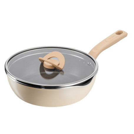 Poêle Profonde Tefal One Pick Pot 24cm avec Couvercle en Verre