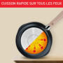 Poêle Profonde Tefal One Pick Pot 24cm avec Couvercle en Verre
