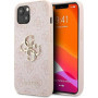 Coque Guess pour iPhone 13 - Motif Big Metal Logo en Rose