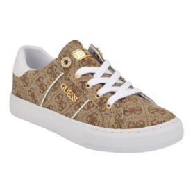 Basket Guess Femme Loven en Brun Moyen - Confort et Style Tendance