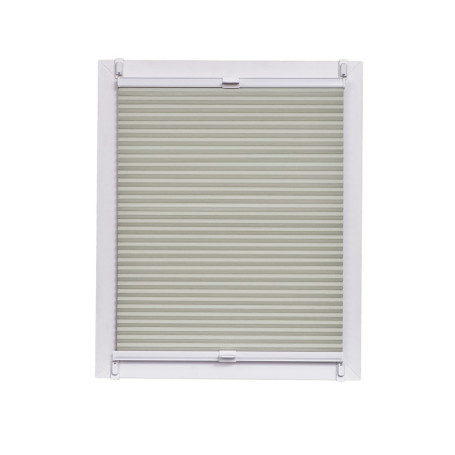 Store Plissé Nid d'Abeille Occultant Gris 105x150 cm