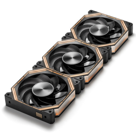 Lot de 3 Ventilateurs ARGB 120 mm pour Boîtier PC - darkFlash INF34