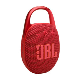 JBL Clip 5 - Enceinte Bluetooth Ultra-Portable Rouge avec Mousqueton