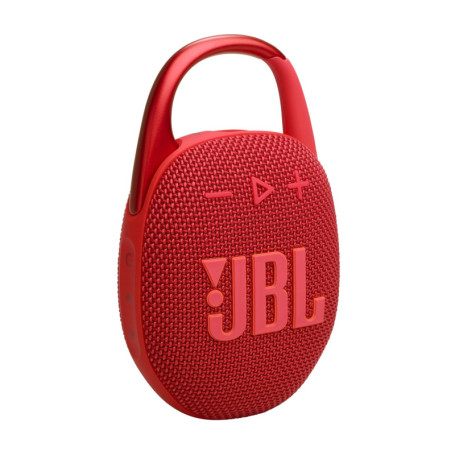 JBL Clip 5 - Enceinte Bluetooth Ultra-Portable Rouge avec Mousqueton