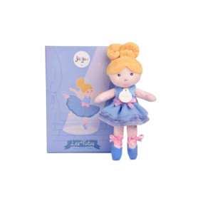 Poupée Ballerine Bleue Jolijou - Élégante Danseuse en Tissu pour Enfants