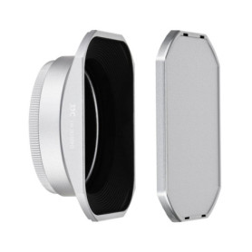 Pare-Soleil Argent JJC pour Fujifilm X100 Series avec Bague d'Adaptation