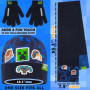Ensemble d'Hiver Minecraft pour Enfant - Bonnet, Écharpe et Gants