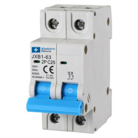Interrupteur Magnétothermique 2P C25 25A 6kA - ElektroNova