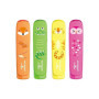 Lot de 4 Surligneurs Fluo Jungle - Couleurs Vives pour École