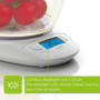 Balance de Cuisine Électronique LAICA KS1019 - Précision 1g, Capacité 5kg