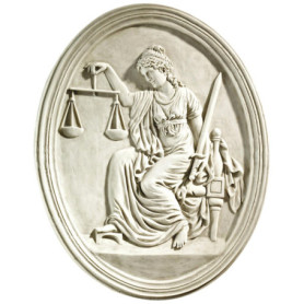 Sculpture Murale La Justice de l'Old Bailey - Design Toscano