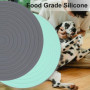 Set de 2 Tapis en Silicone Antidérapants pour Gamelles de Chien et Chat