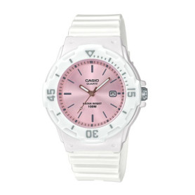 Montre Casio LRW200H-4E3 Analogique Blanc et Rose