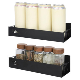 Étagère Magnétique Cozary - Set de 2 pour Réfrigérateur et Cuisine