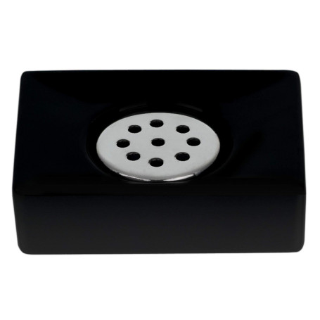 Porte Savon en Céramique Quadro Noir Mat - Spirella