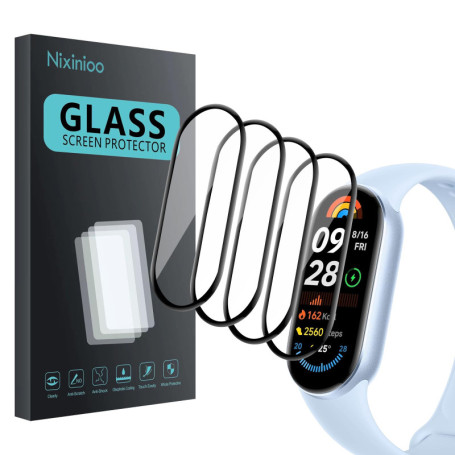 Protection Écran 4 Pièces pour Xiaomi Smart Band 9 - Film TPU Anti-Rayures