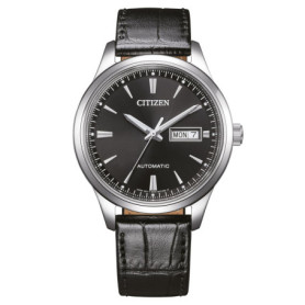 Montre Citizen Analogique pour Homme avec Bracelet en Cuir Noir NY4058-01EC