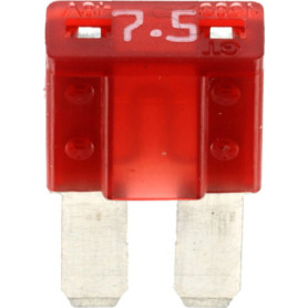 Fusibles Plat Micro II 7,5A 32V - Pack de 5 pour Véhicules Ford, Opel, Kia, Volvo