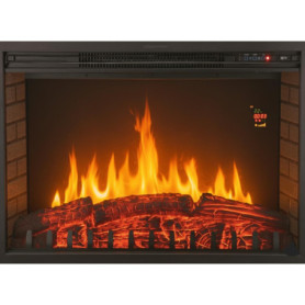 Insert Électrique à Encastrer Chemin'Arte Oxford XL 76cm - Effet Flammes LED 2000W